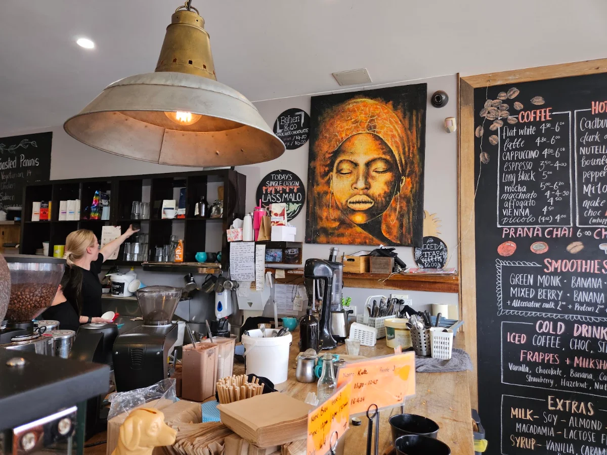 Menu, Seven Monks Cafe & Wares