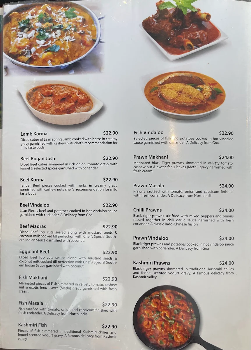 Menu, JAI HO INDIAN RESTAURANT HOPPERS CROSSING | FUNCTION HALL | CATERING | WEDDINGS