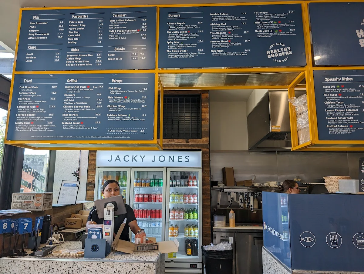 Menu, Jacky Jones Coburg