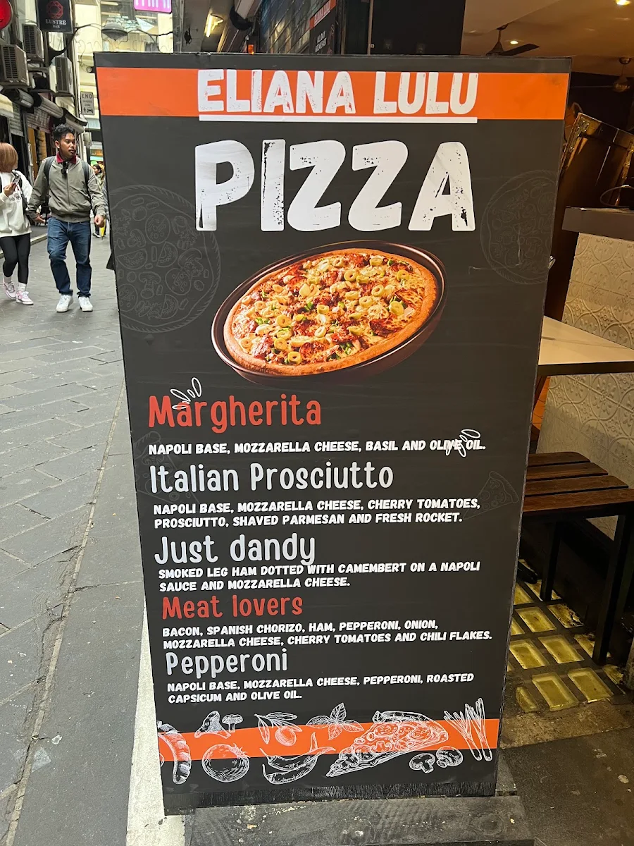 Menu, Eliana Lulu