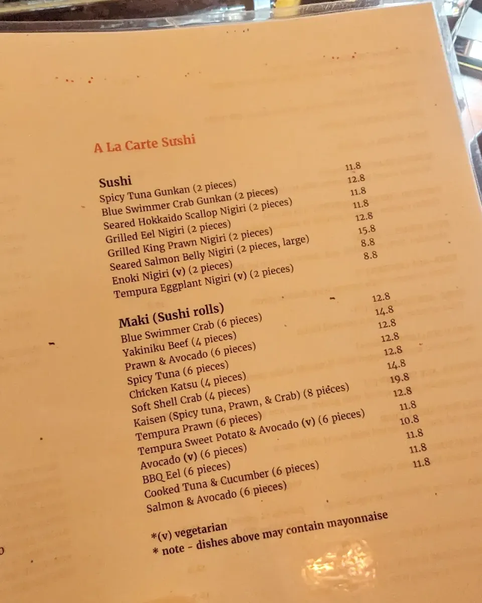 Menu, Misuzu's