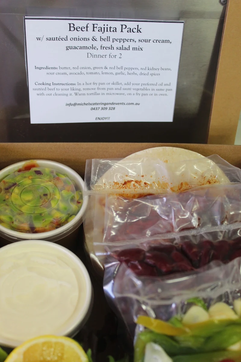 Menu, Michels Catering and Events