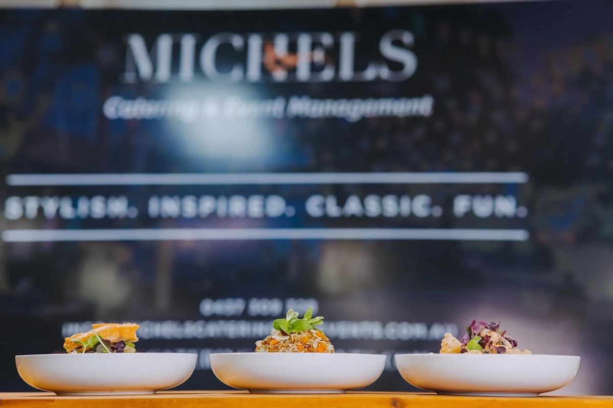 Menu, Michels Catering and Events