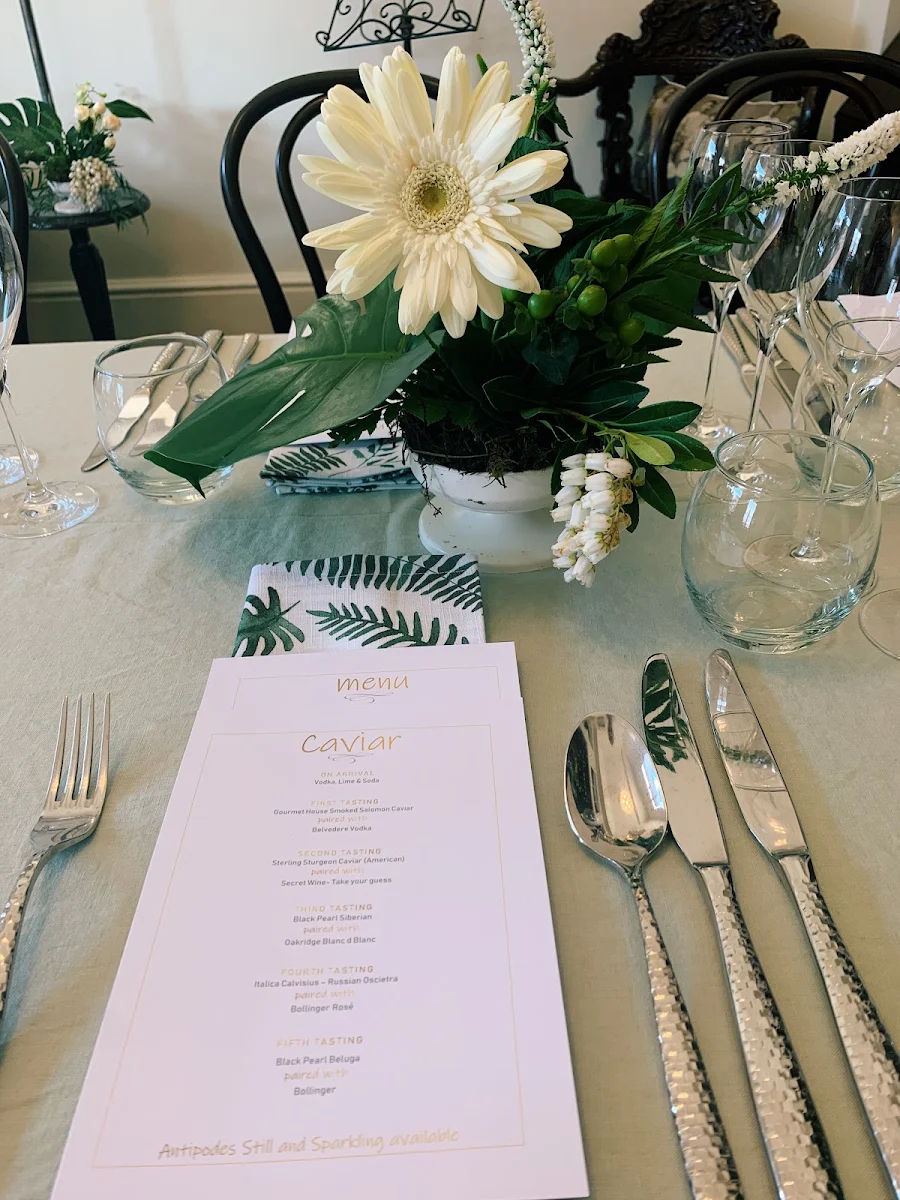 Menu, Michels Catering and Events