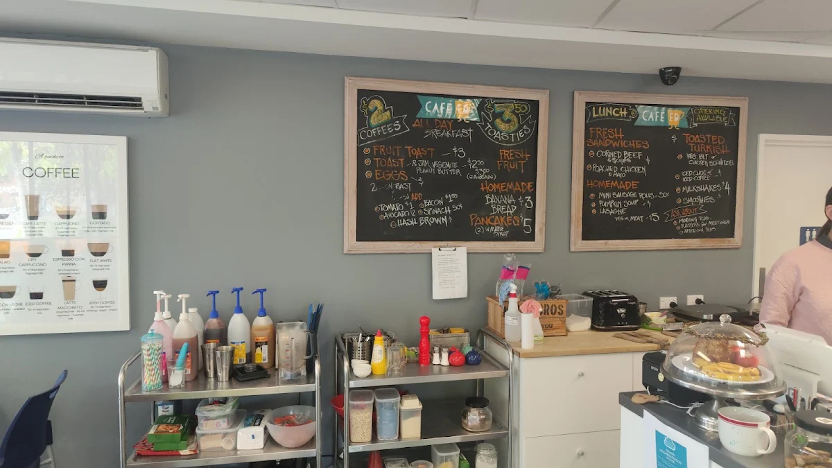 Menu, Cafe Ed