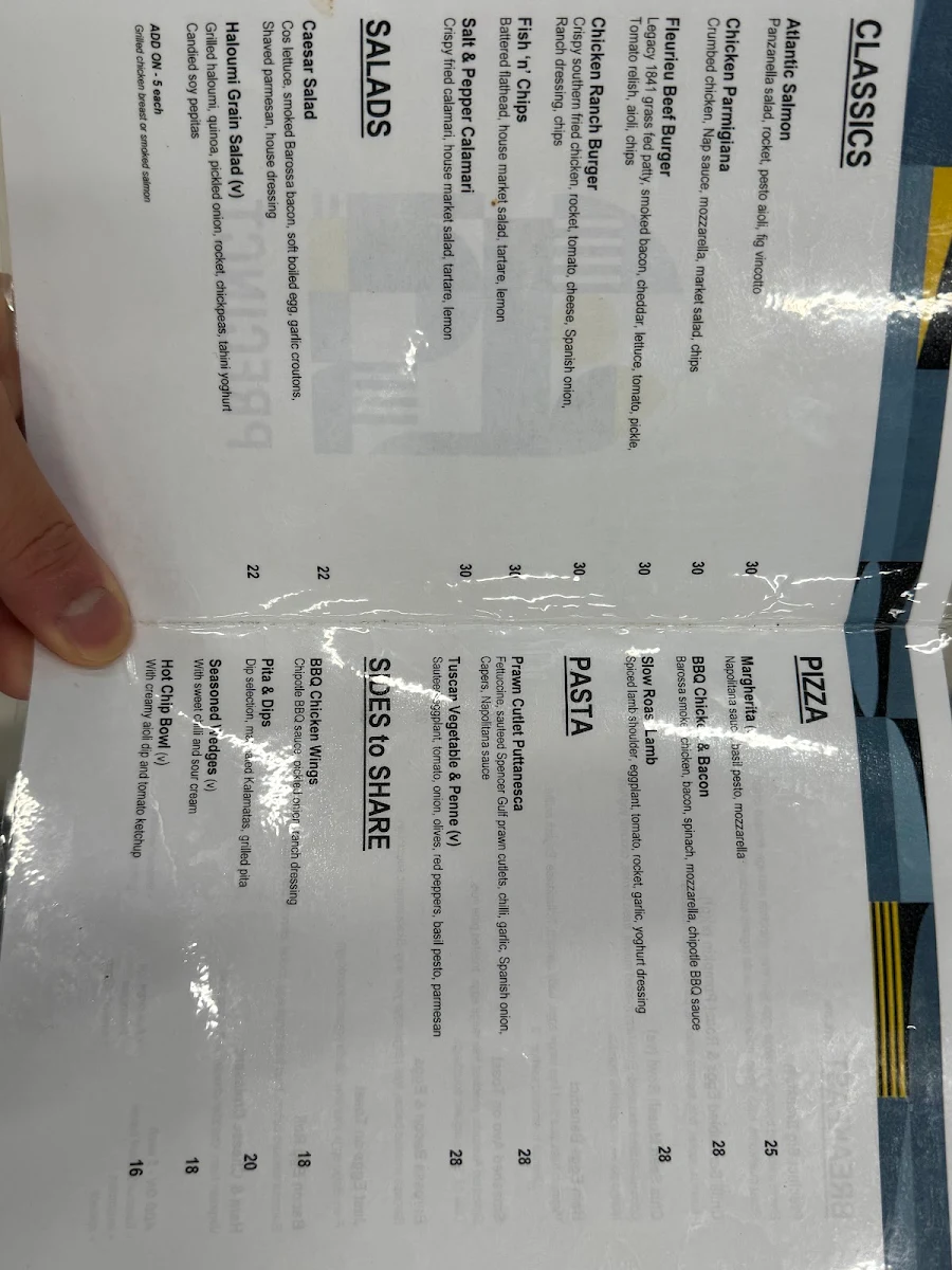 Menu, Precinct Adelaide Kitchen