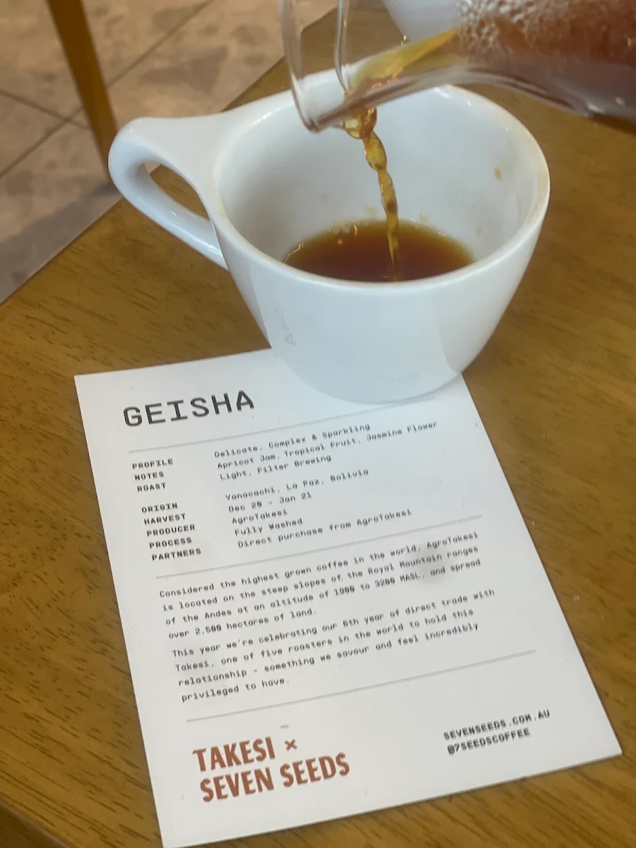 Menu, Sweetshop Specialty Coffee