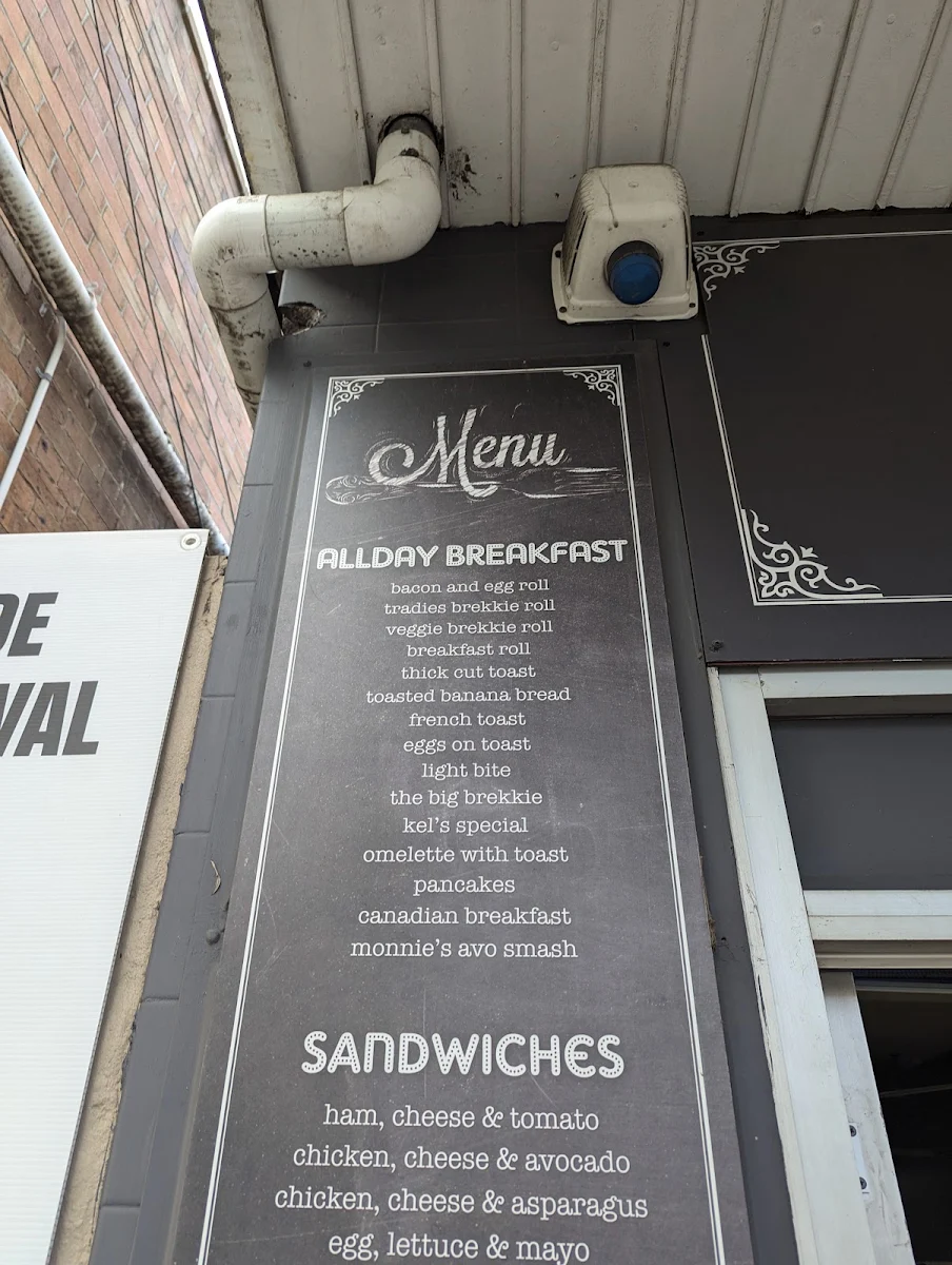 Menu, Sam's Gourmet Cafe