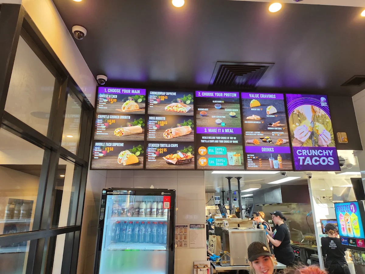 Menu, Taco Bell Butler