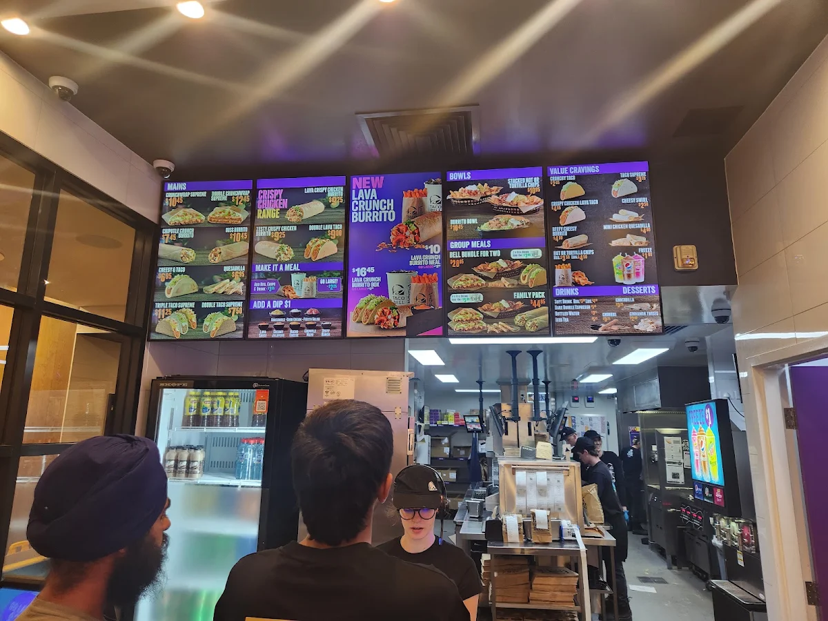 Menu, Taco Bell Butler