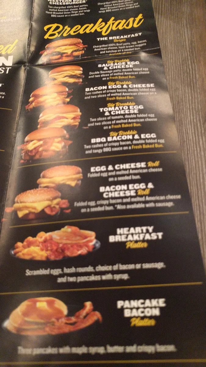 Menu, Carl's Jr. Mt. Barker