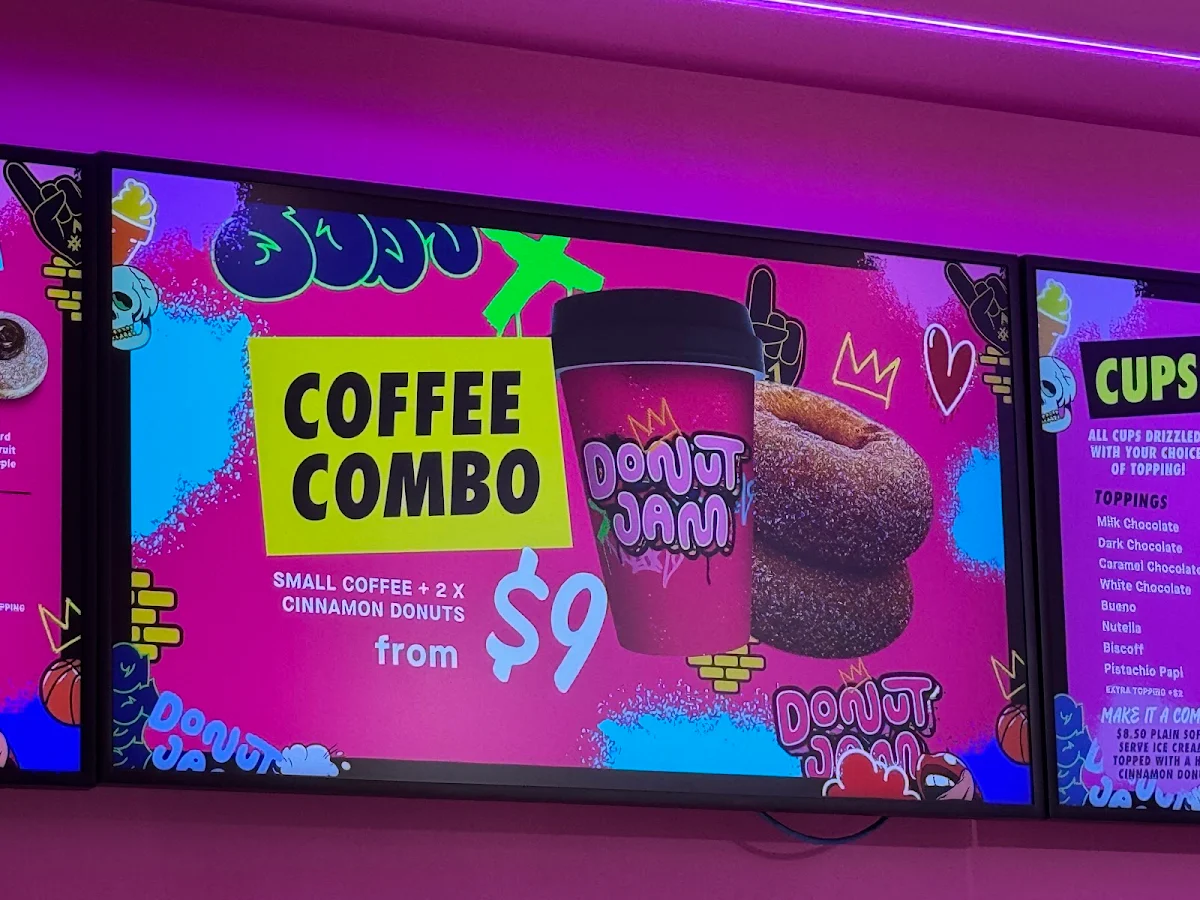 Menu, Donutjam