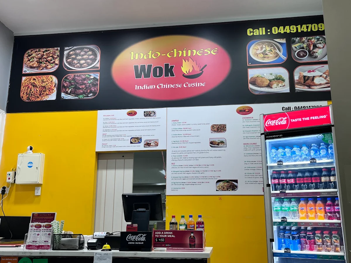 Menu, Indo-Chinese Wok