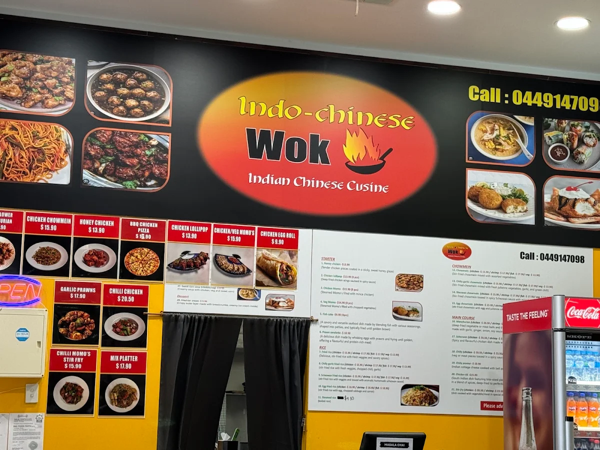 Menu, Indo-Chinese Wok