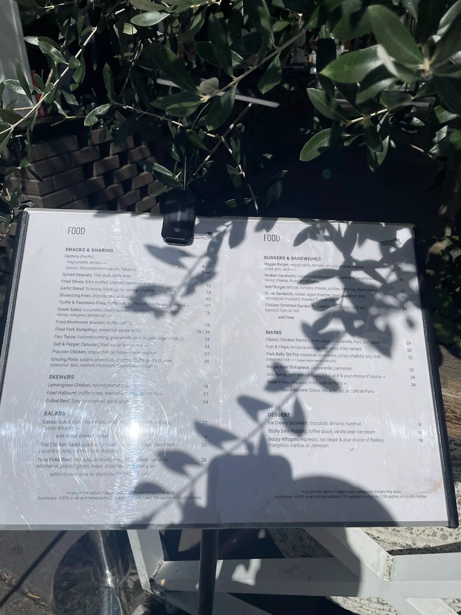 Menu, At Sixes And Sevens
