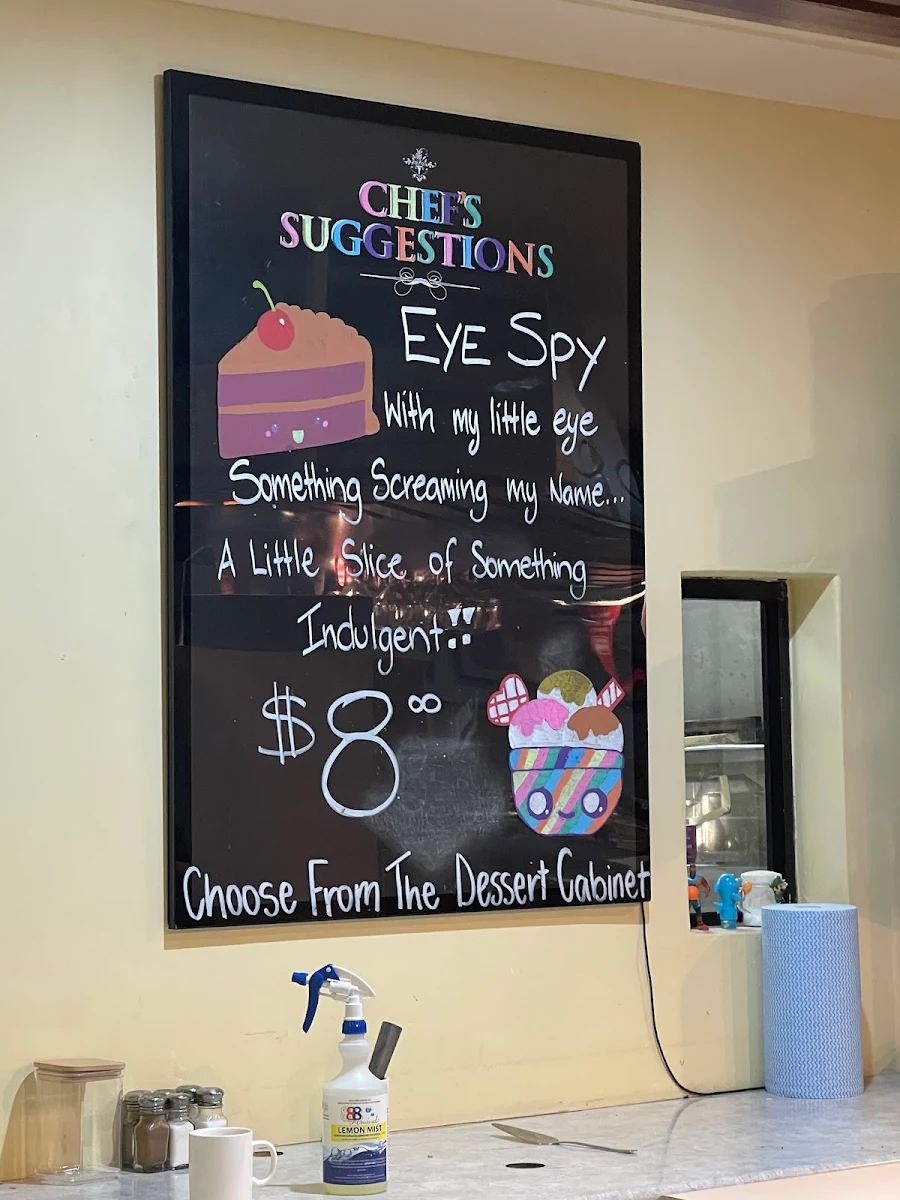 Menu, Russell Tavern