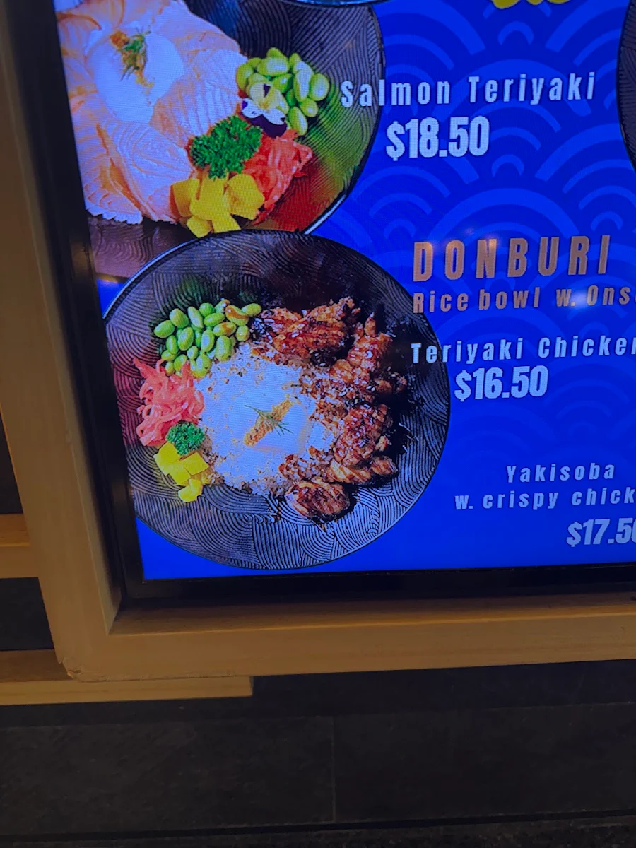 Menu, Sobo Japanese