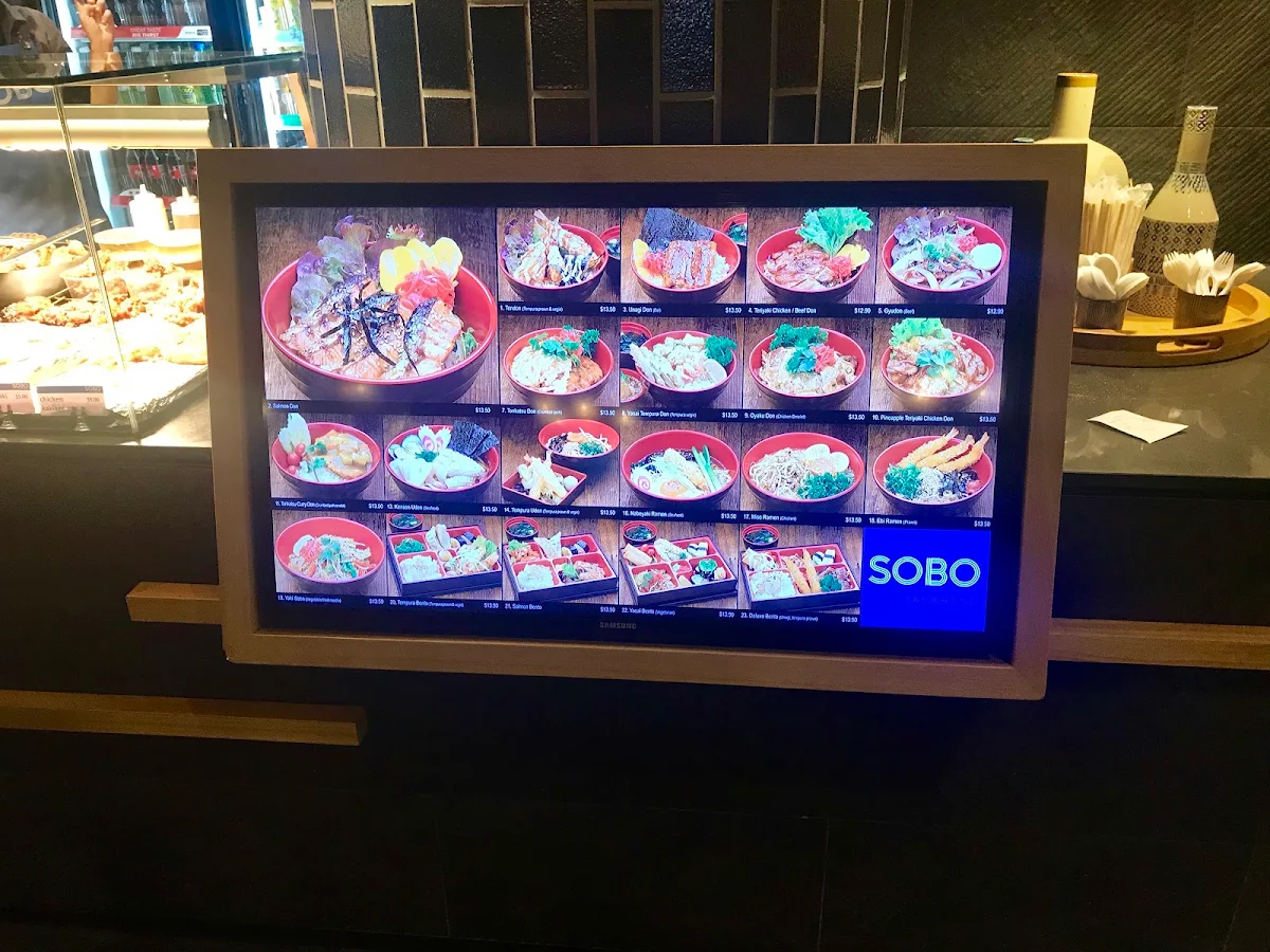 Menu, Sobo Japanese
