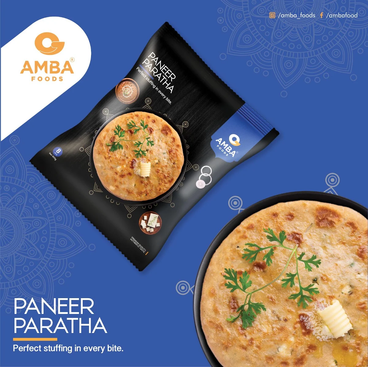 Menu, Amba Foods