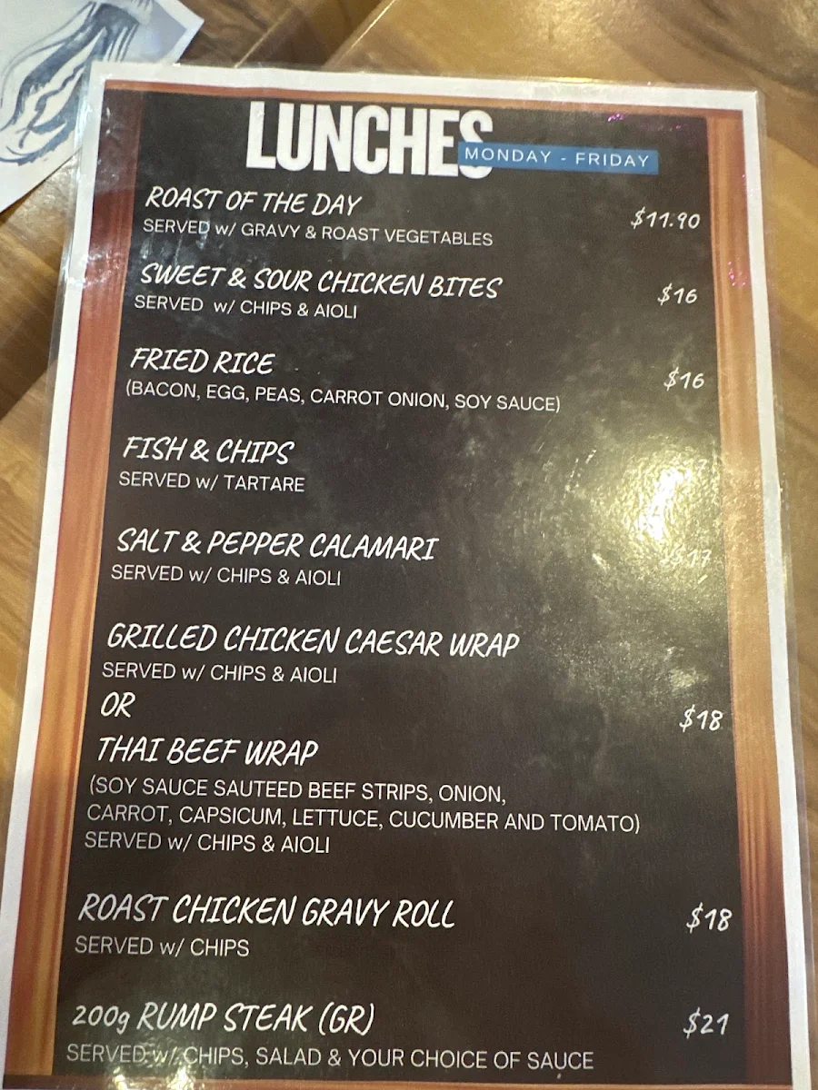 Menu, Tandara Hotel