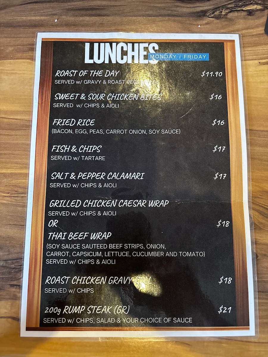 Menu, Tandara Hotel