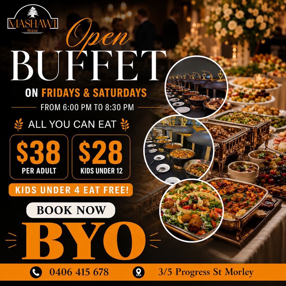 Menu, Mashawi Beirut
