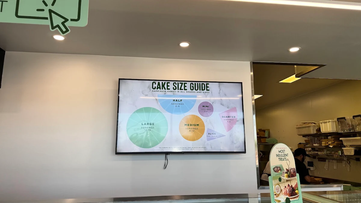 Menu, The Cheesecake Shop Cockburn