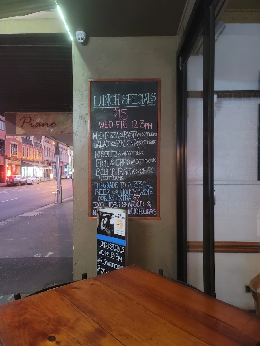 Menu, 14 Bridge