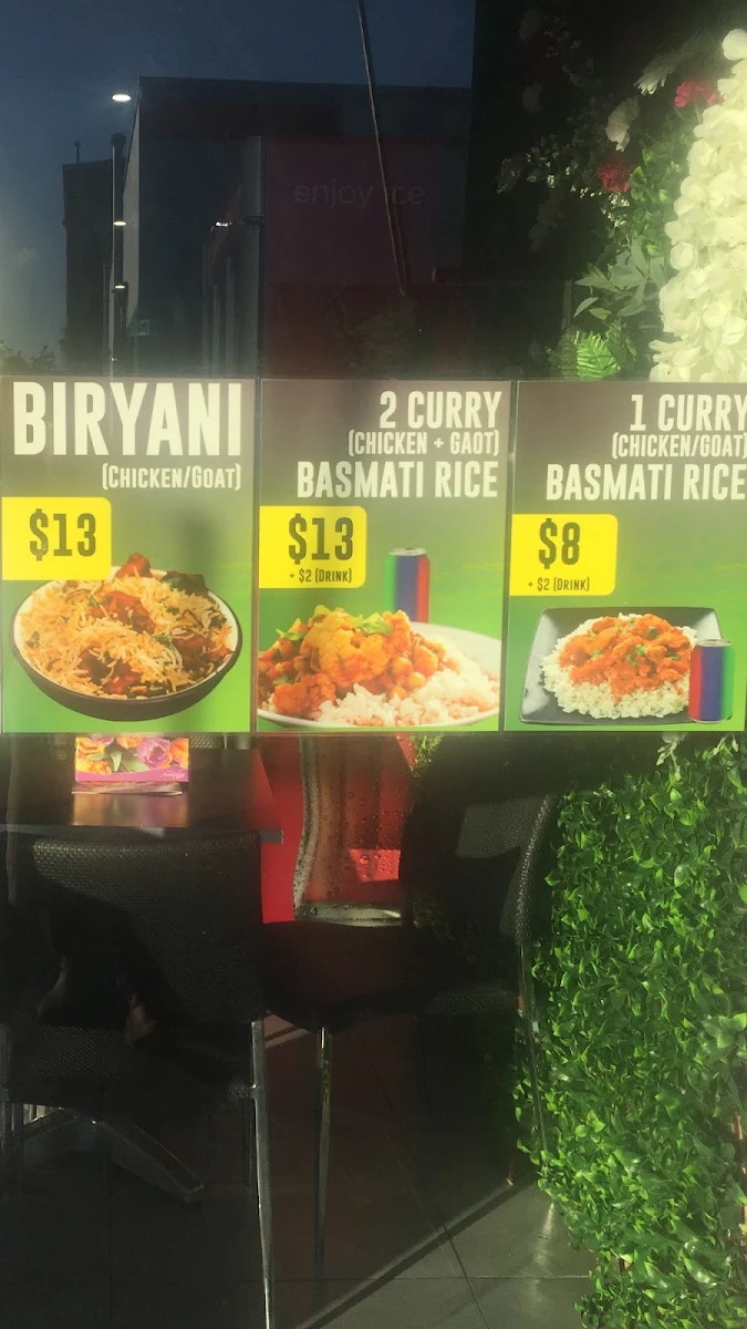 Menu, El Seńor Mexican Taqueria