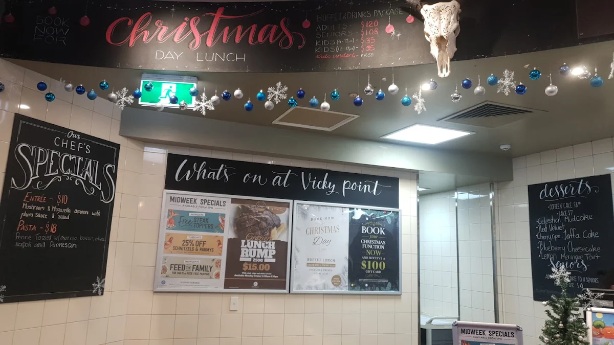 Menu, Victoria Point Tavern