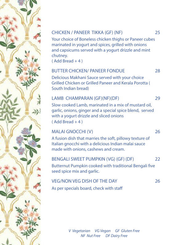 Menu, ilu ilu Bar