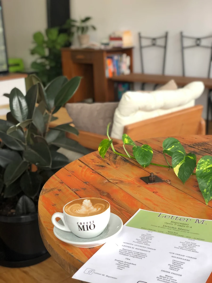Menu, Letter M. Espresso