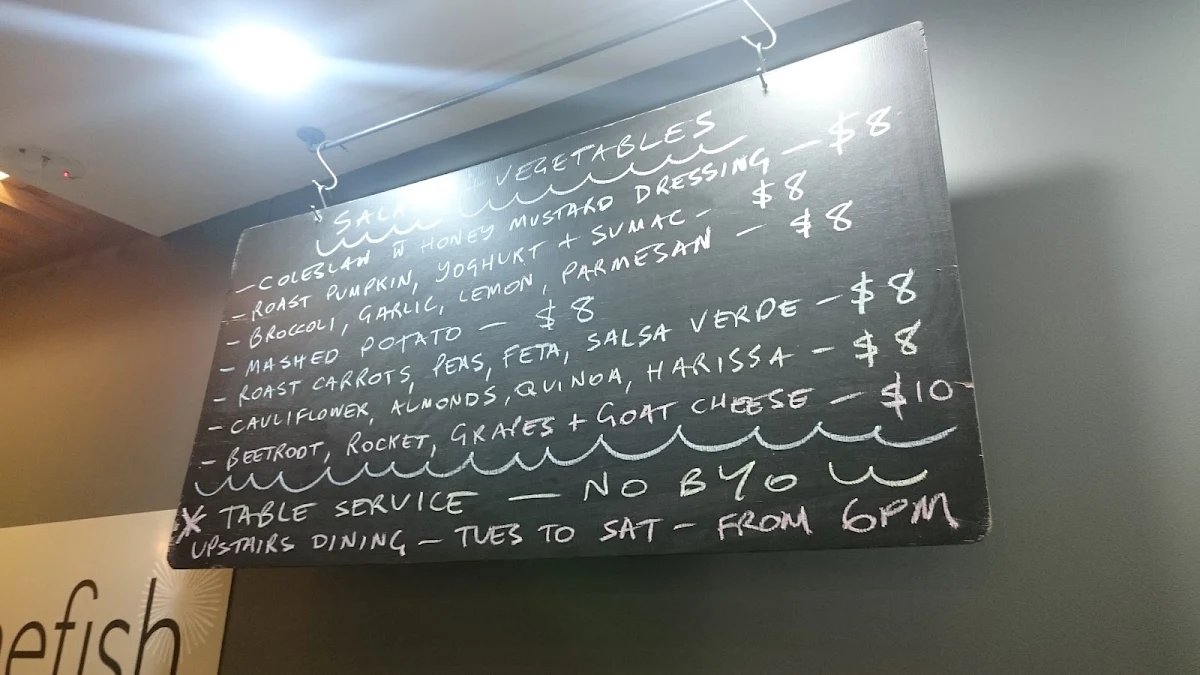 Menu, Finefish - (now Fitchies)