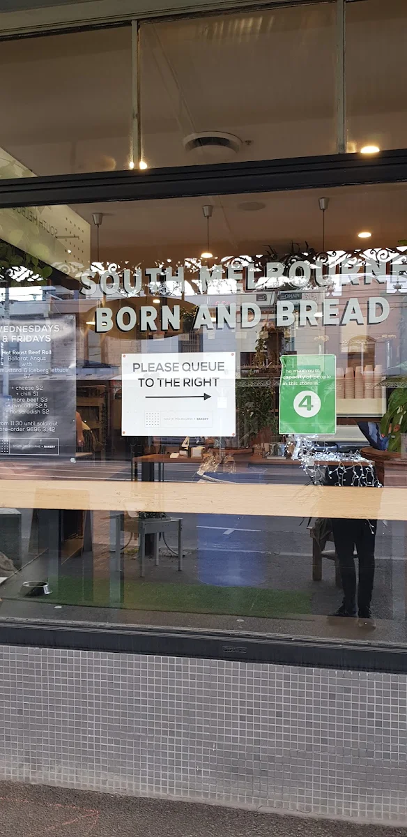 Menu, The South Melbourne Bakery