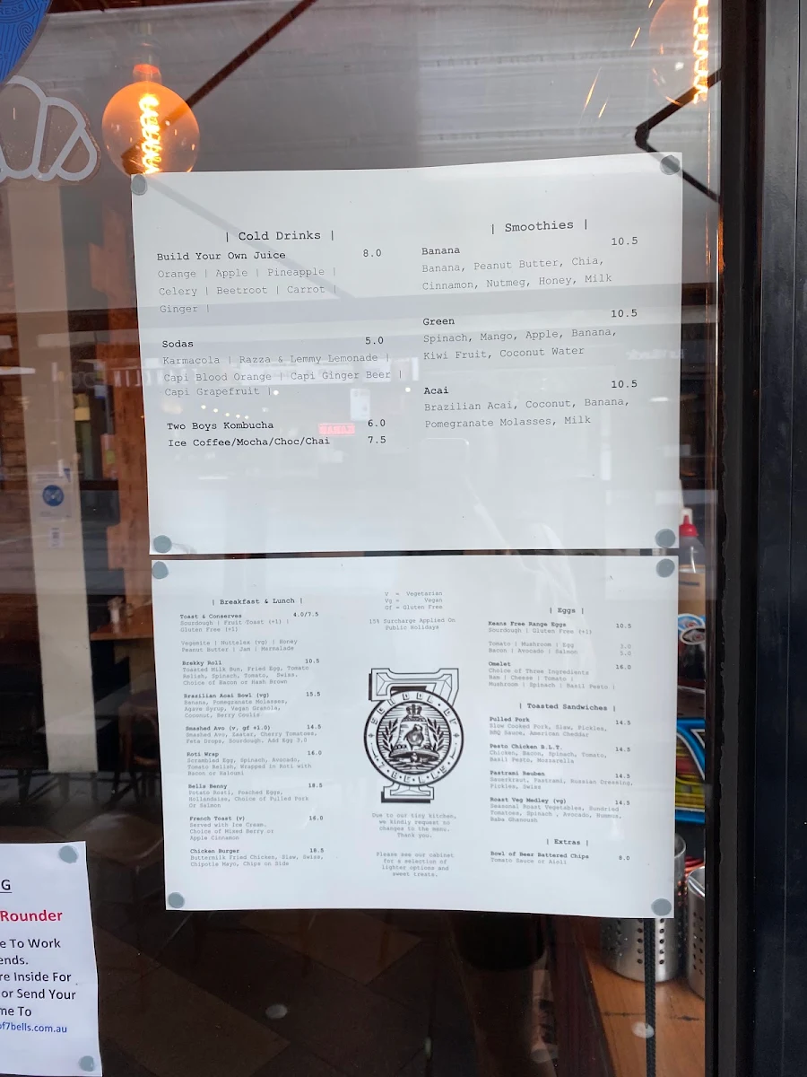 Menu, Elfie Windsor