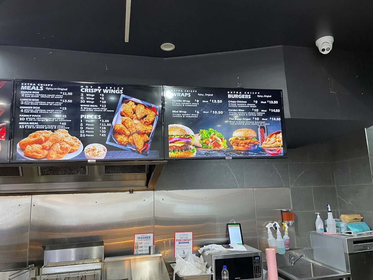 Menu, Extra Crispy - Lakemba