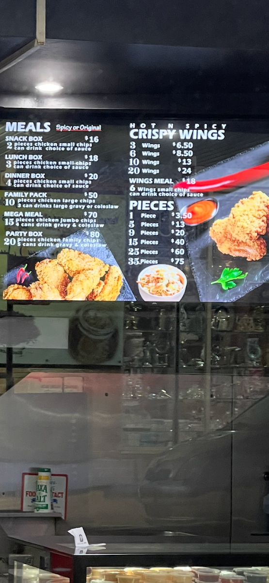 Menu, Extra Crispy - Lakemba