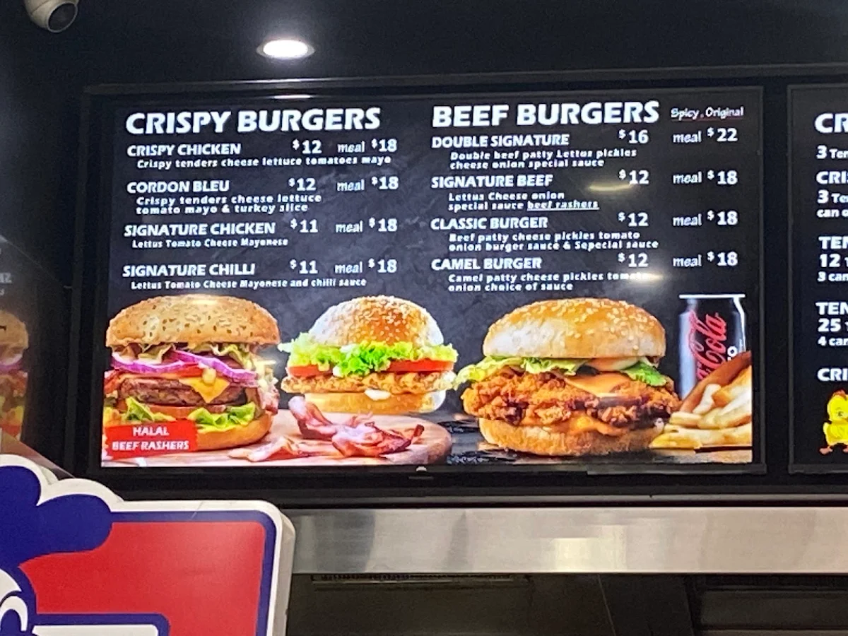 Menu, Extra Crispy - Lakemba