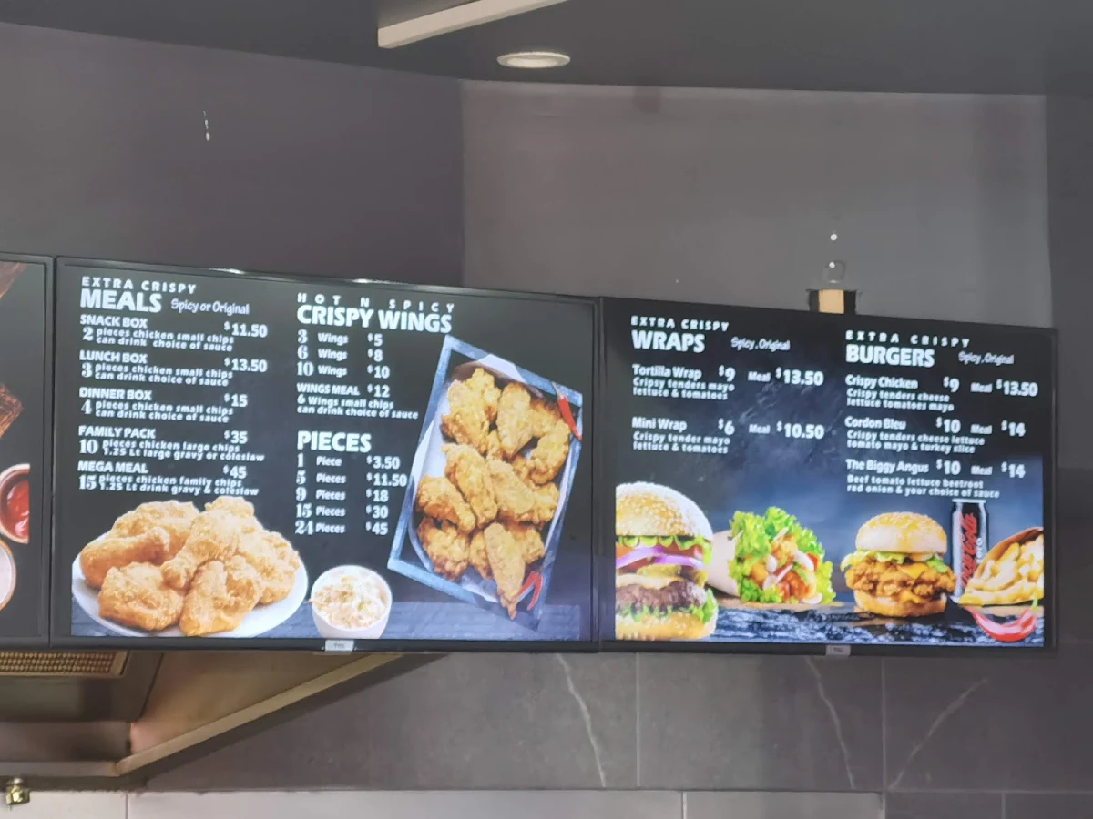 Menu, Extra Crispy - Lakemba