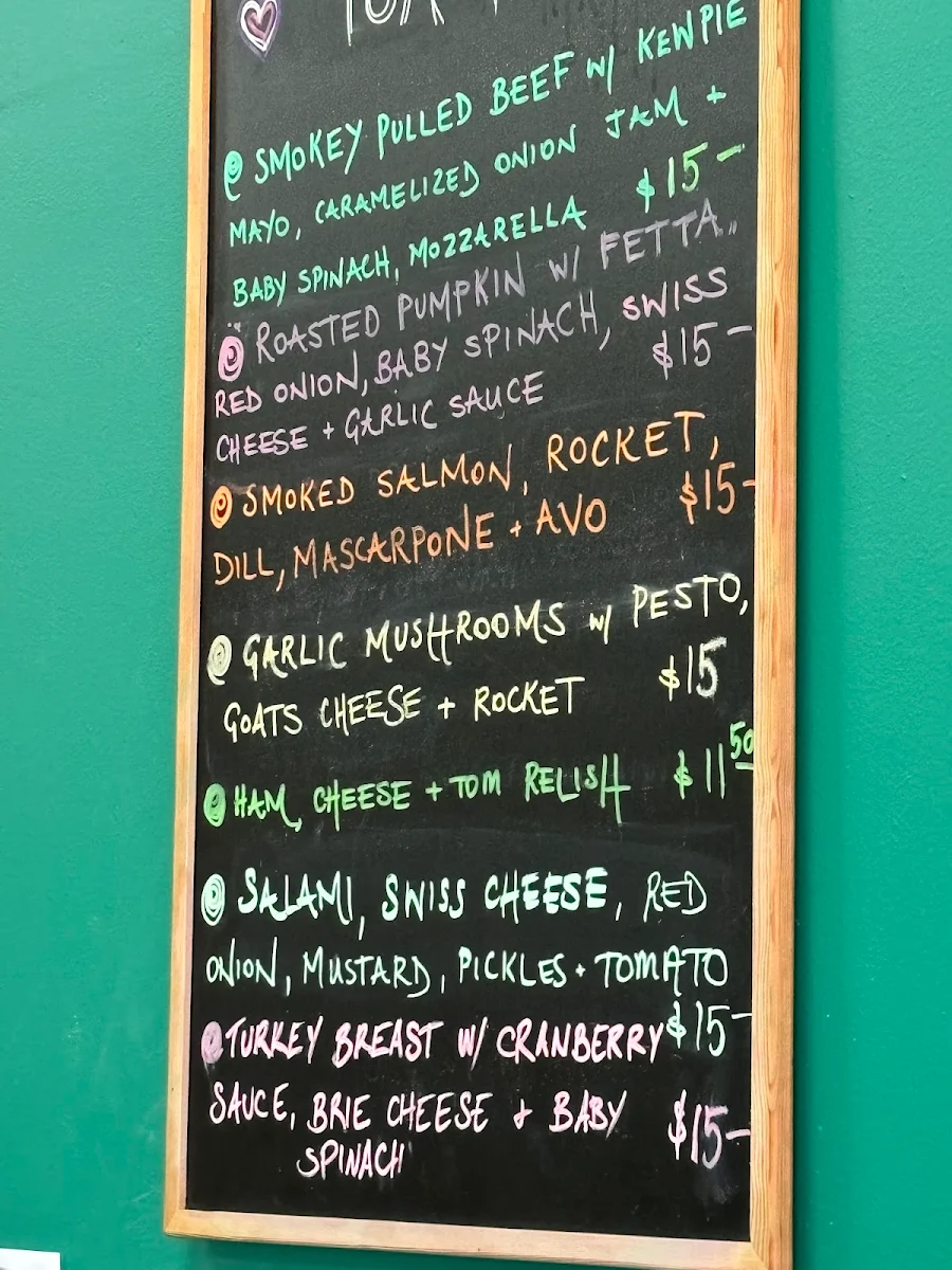 Menu, Little Village Co.