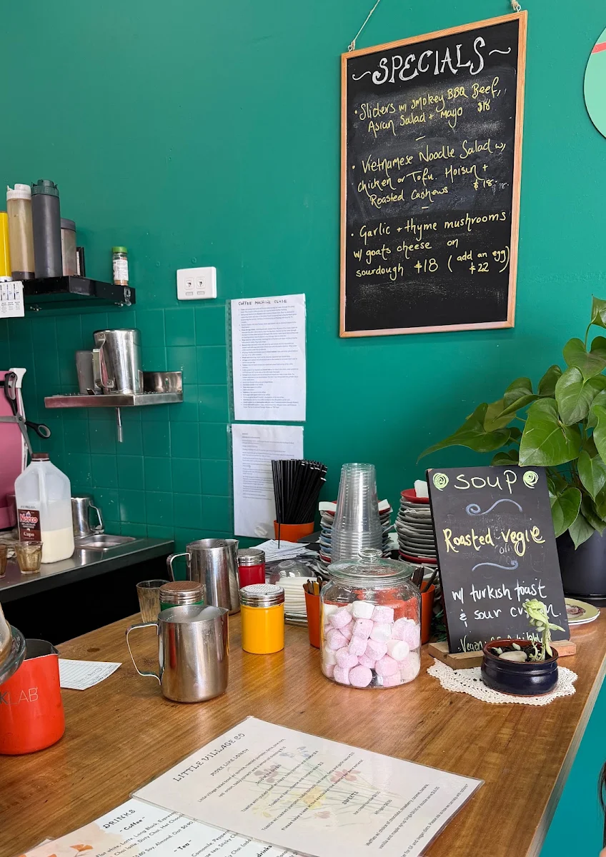 Menu, Little Village Co.