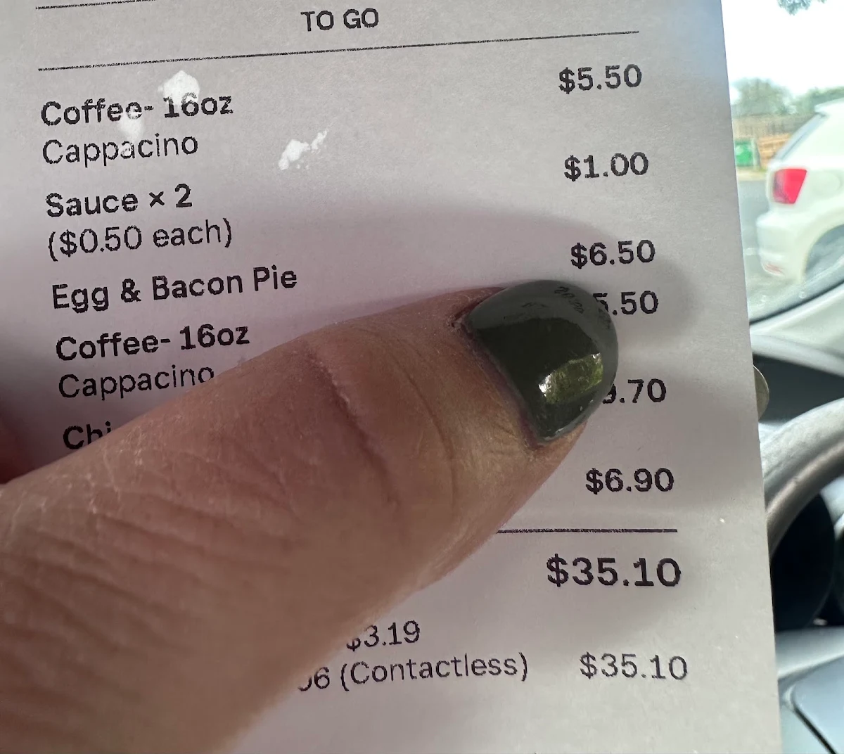 Menu, Donnelly's Bakehouse (formerly The Bread Spot)