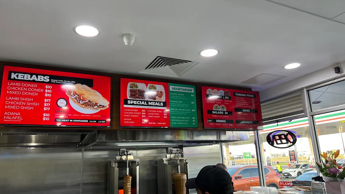 Menu, TKS Truganina kebab