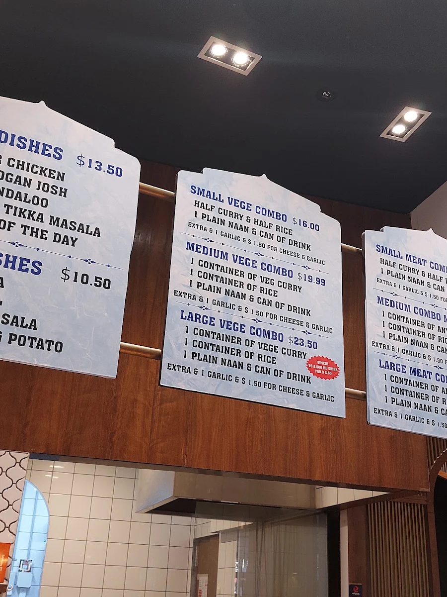 Menu, Mumbai express