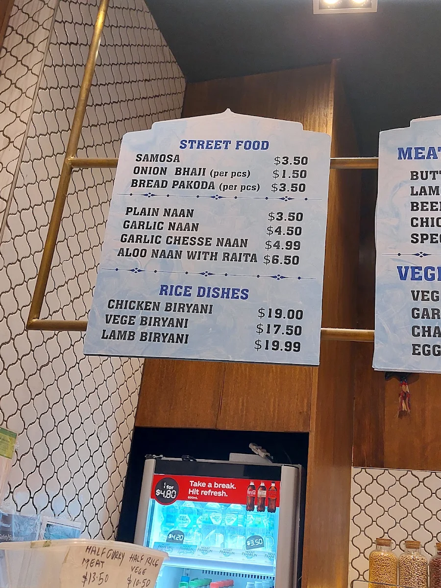 Menu, Mumbai express