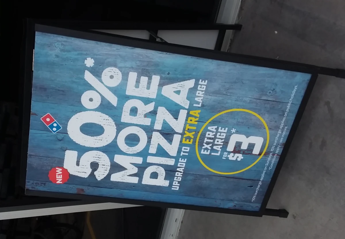 Menu, Domino's Pizza Gaythorne