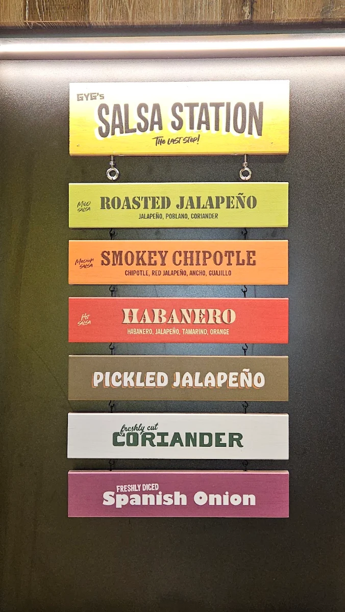 Menu, Guzman y Gomez - Minto