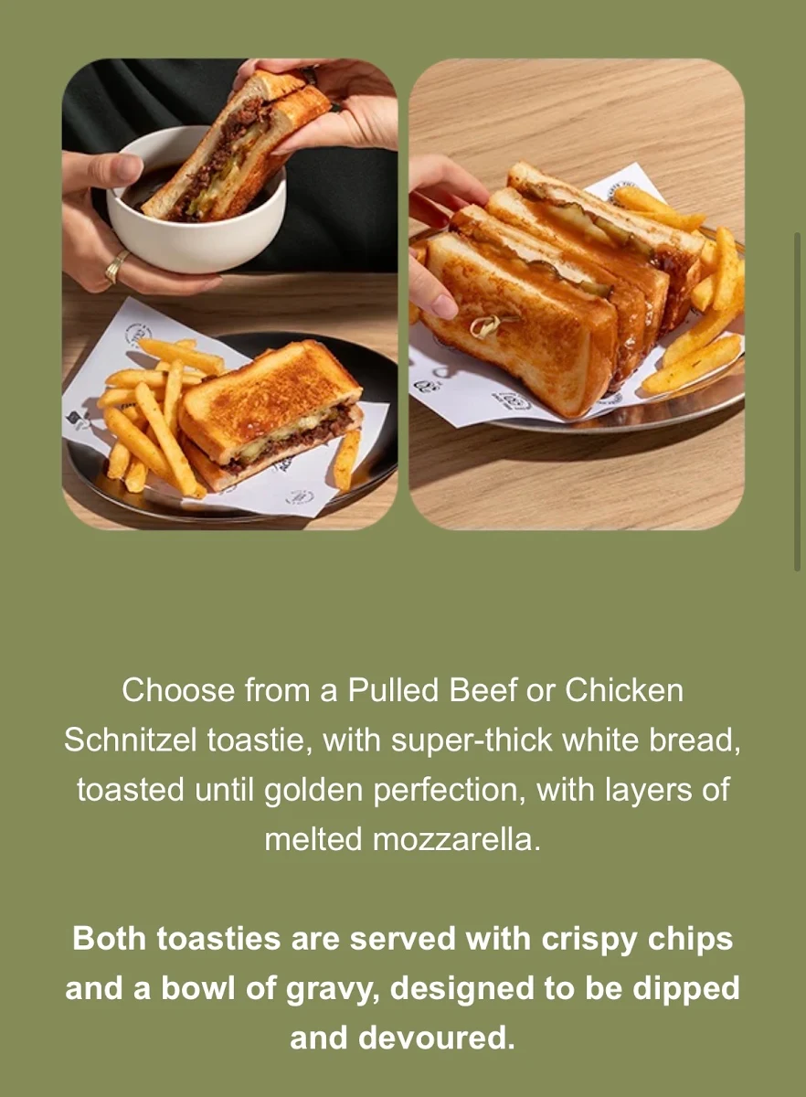 Menu, The Coffee Club - Airport Village