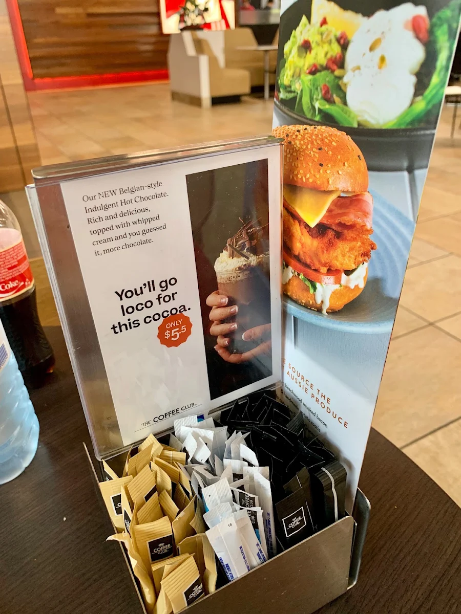 Menu, The Coffee Club - Airport Village