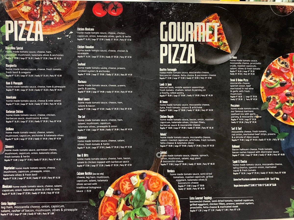 Menu, Marcellina